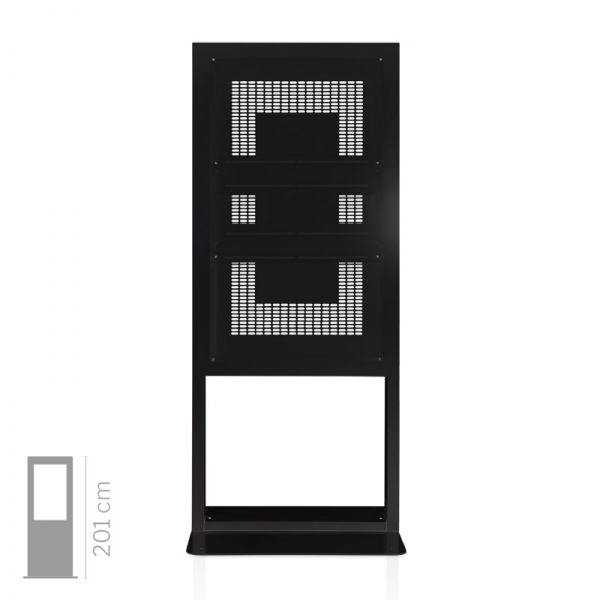 Totem multimediale 55" da Vetrina senza monitor